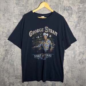 Vintage George Strait Straight From Texas Strait To Vegas Concert T-Shirt XL